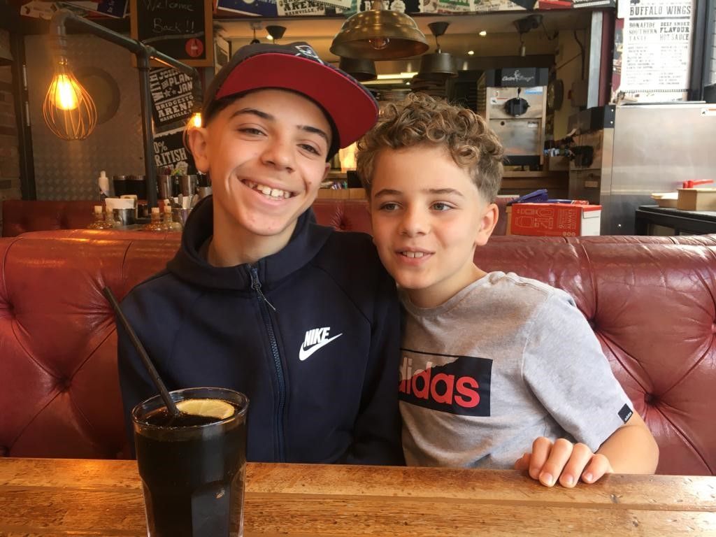 Dylan and his younger brother Aidan
